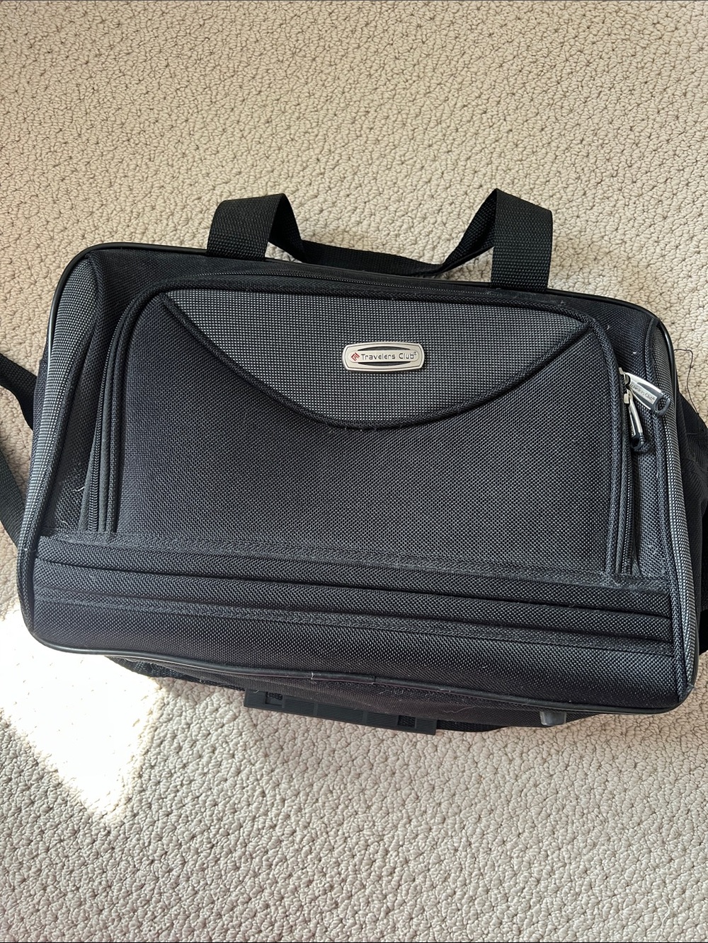 Travelers Club Black Carry Bag